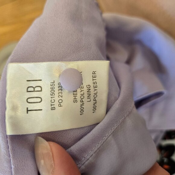 Tobi Halter Style Top Light Purple Womens Size M - Picture 8 of 9